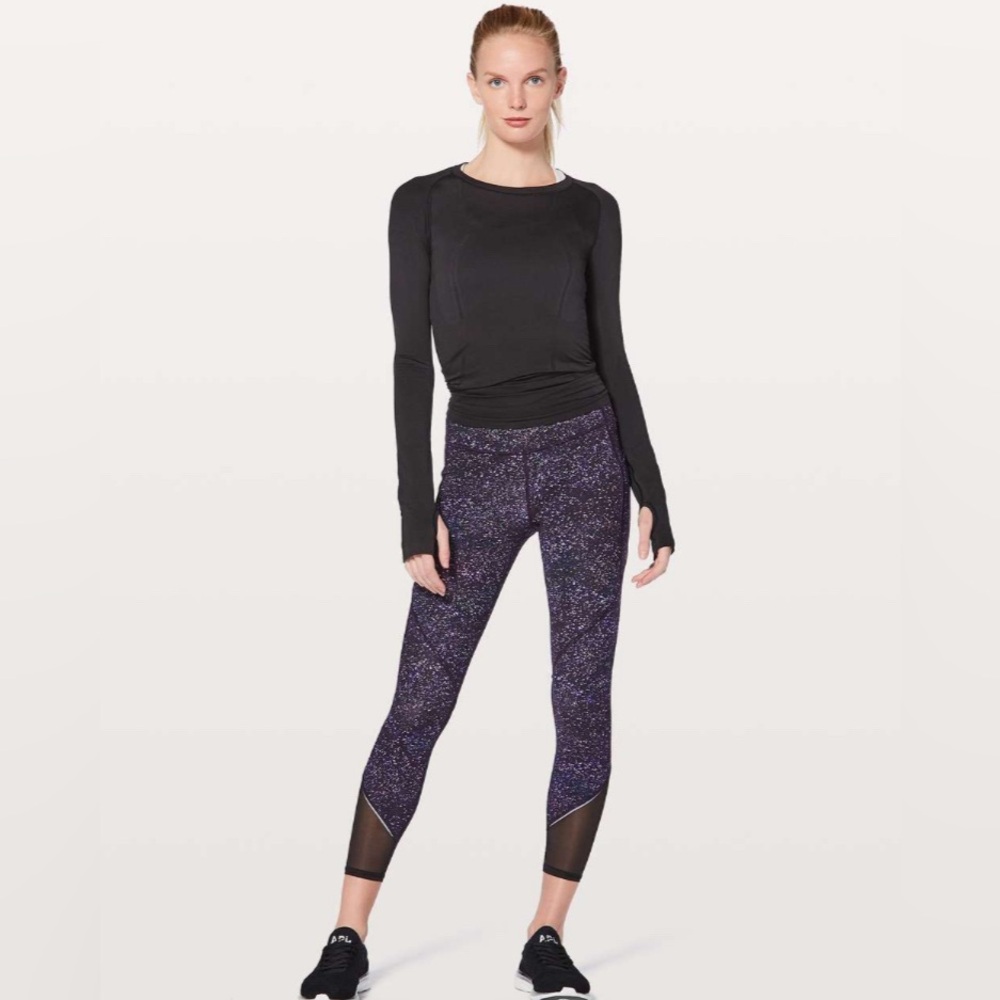Lululemon Gait Keeper 7/8 Tight Crystalline Multi Women’s Leggings Size 4